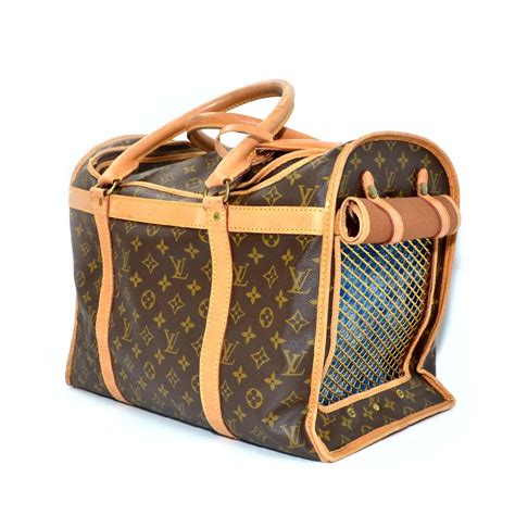 louis vuitton pet carrier replica uk|louis vuitton collar and leash.